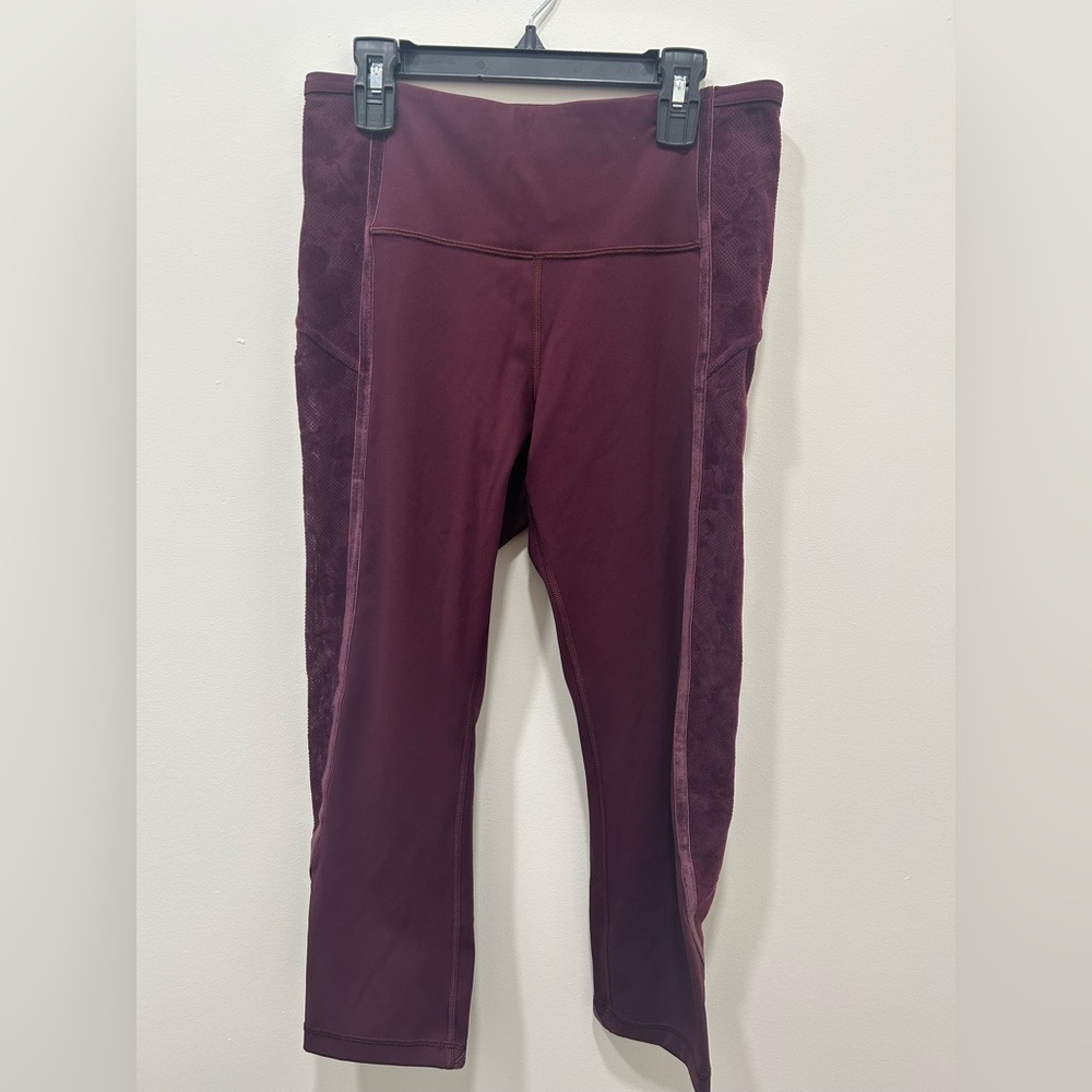 lululemon athletica Plum Purple High-Rise Capri Leggings